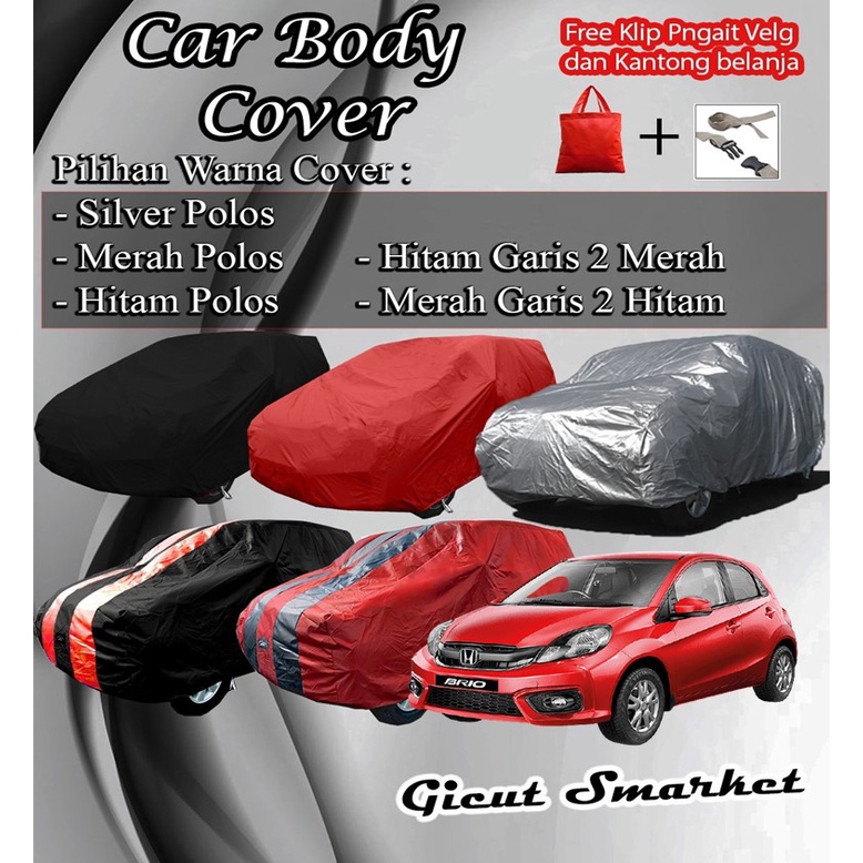 selimut sarung body cover honda brio waterproof