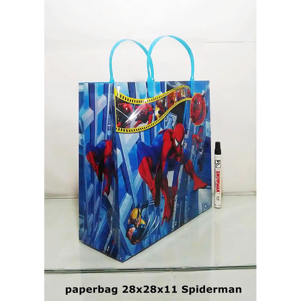 

Paper Bag Spiderman 28Cm X 28Cm X 11Cm