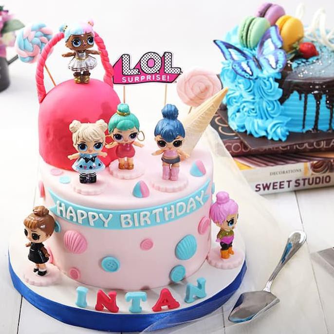 Lol Surprise / Kue Ulang Tahun Diameter 20 Cm Murah Dan Enak