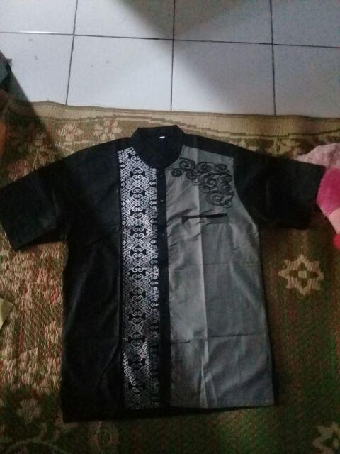Nailo Batik Hrb026 Kenongo Kemeja Tosca Pendek Pekalongan Padi M L Xl Sogan Tulis Halus Kemeja Batik