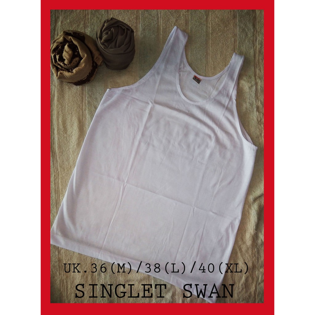 SINGLET SWAN / KAOS DALAM PRIA MURAH