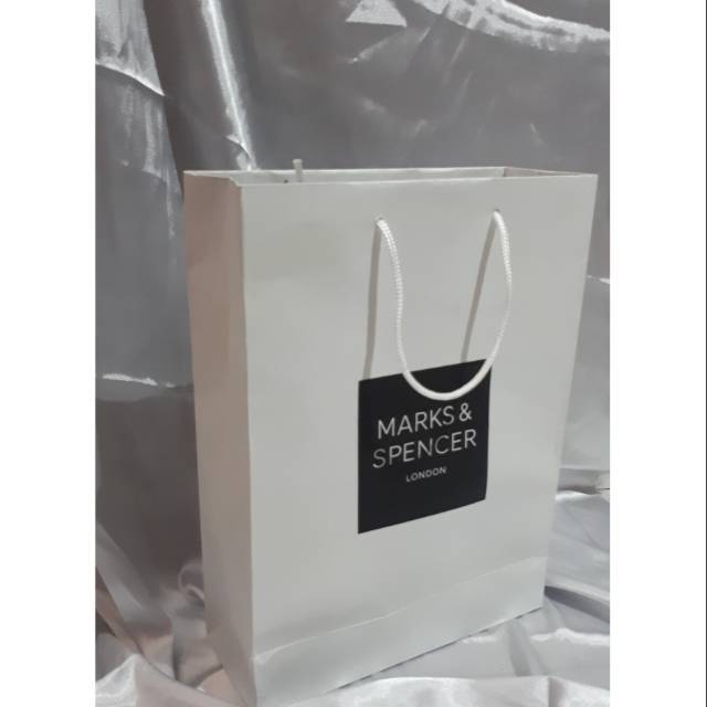 PAPER BAG BRANDED SEPATU/BAJU/TAS MARKS&SPENCER