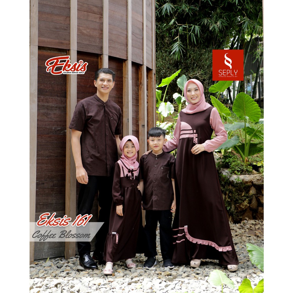 Seply - Baju Baju Couple Keluarga Eksis 161 Coffee Blossom- Gissel 319 - Kaseo 119 - Kliko 87 - Seli