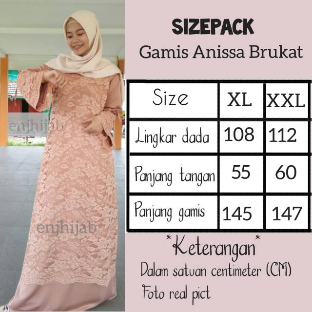 Gamis Brukat Pesta Baju Gamis Jumbo Terbaru Annisa