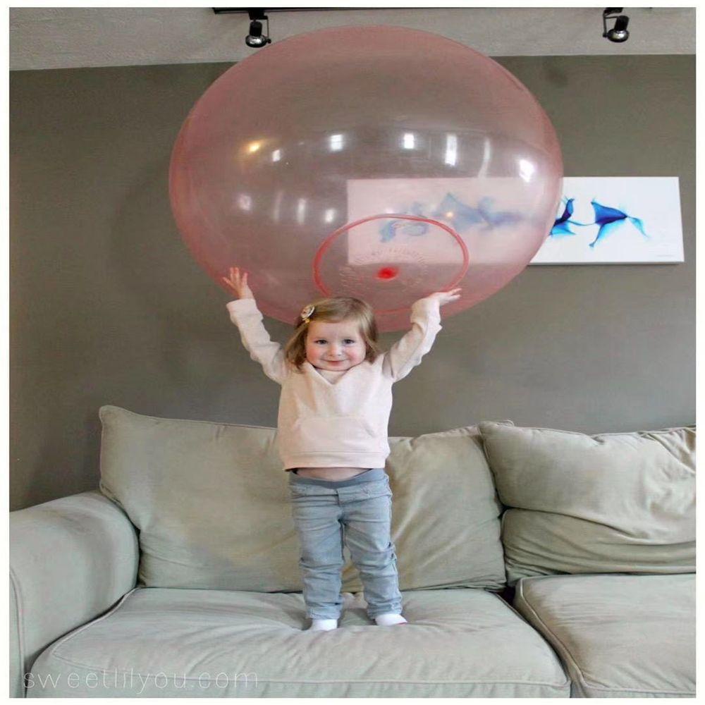 Wonder Wubble Bubble Ball 40-120cm Pantai Laut Mainan Anak Elastisitas Tiup