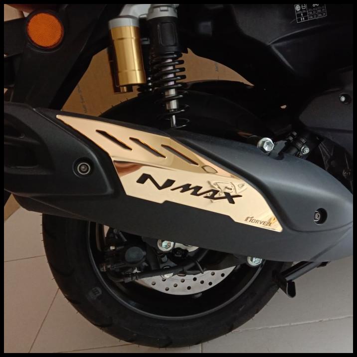 All New Nmax 2020 Gold Cover Tutup Knalpot - Exhaust Garnish Nmax Baru