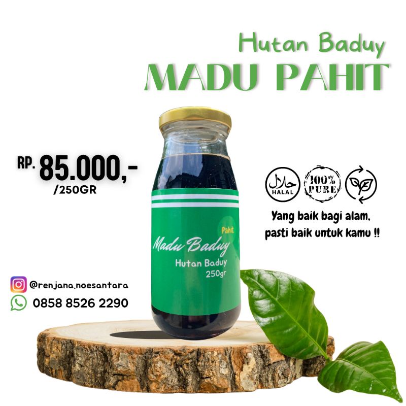 

Madu Pahit Hutan Baduy 250gr