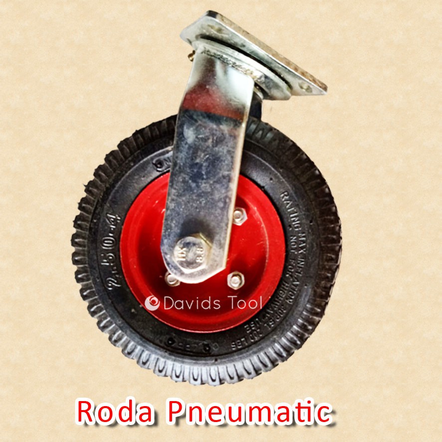 Roda Troli Ban Gerobak Pneumatic 8 inch