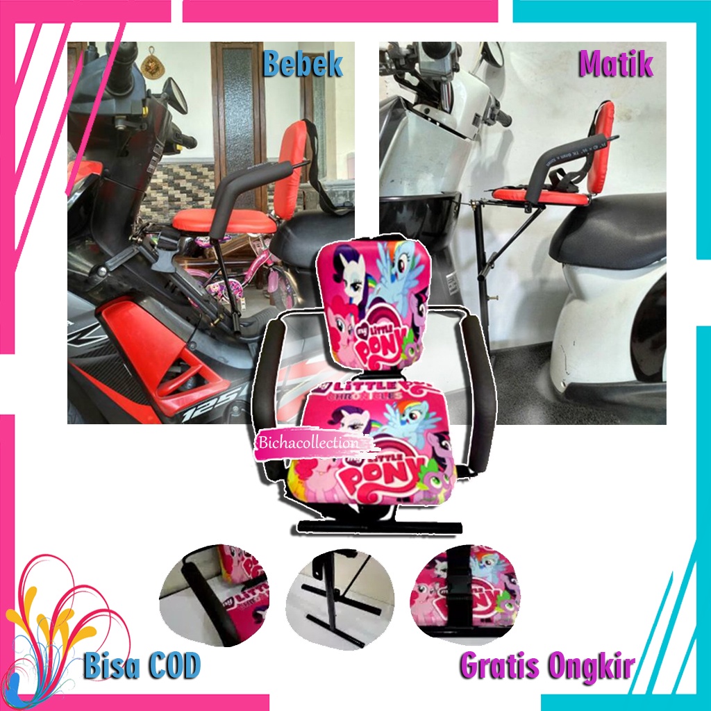 Promo produk terlaris dudukan bayi di atas depan motor matik kursi boncengan anak di motor