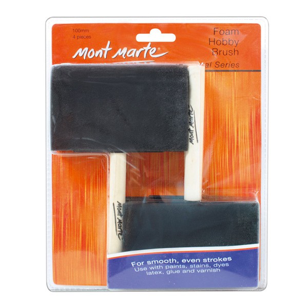 

Special Foam Hobby Brush 100mm (isi 4 pcs) Baru