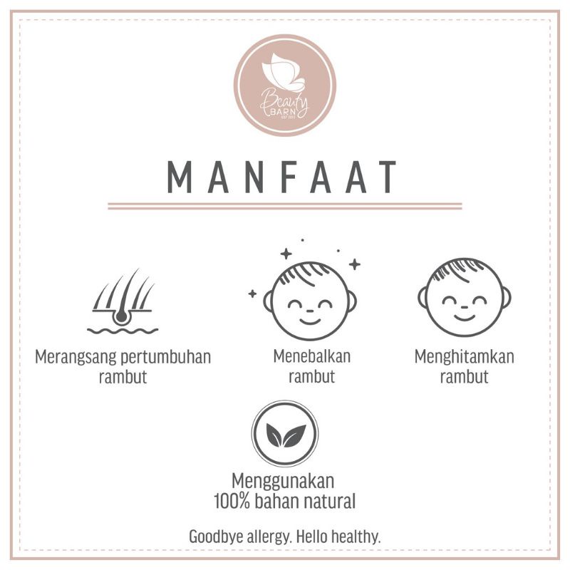 Beauty Barn Kids HAIR LOTION ORGANIC / Lotion Rambut Anak Beauty Barn 60ml 120ml Refill