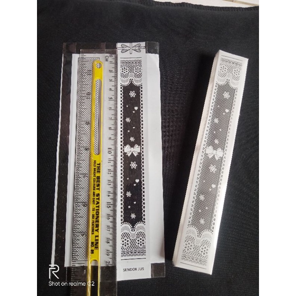 Mika Souvenir Untuk Sendok Jus / Kotak Mika Ukuran 20x3x1,3cm / Mika Sendok Jus Panjang