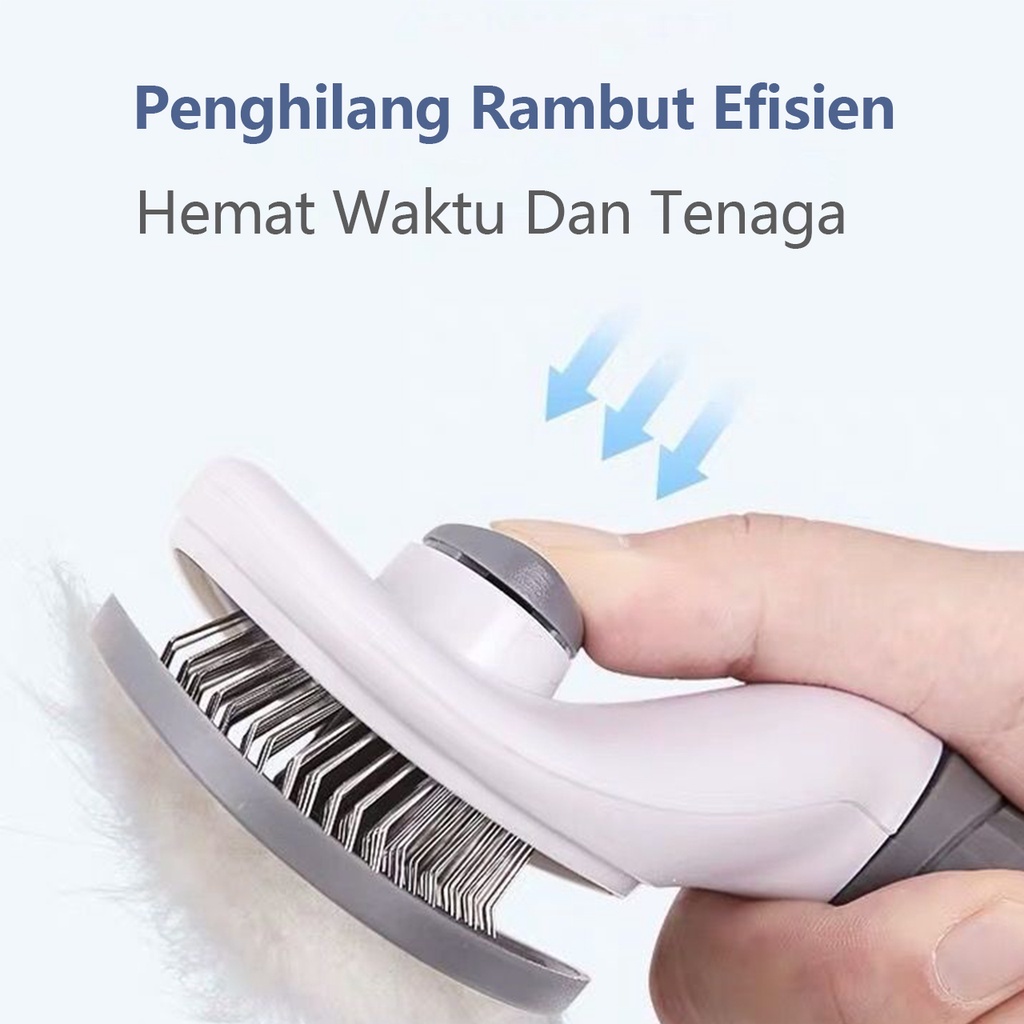 Pet’ oPedia  Sisir Sikat Slicker Bulu Rambut Anjing Kucing Pet Brush Comb Grooming Sisir Kucing Murah