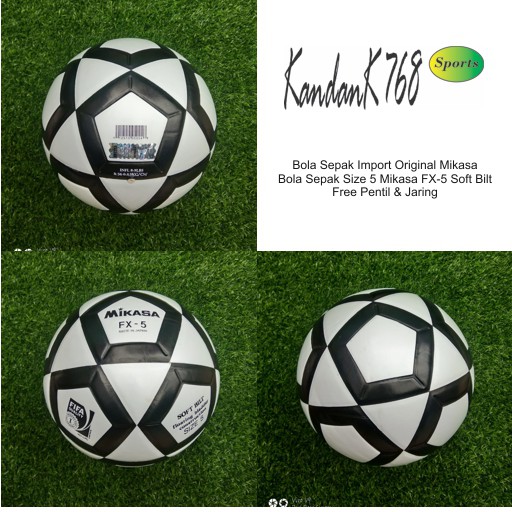 Mikasa Soccer Size 5 Bola Sepak Import Original Mikasa FX - 5 / Mikasa FT-5