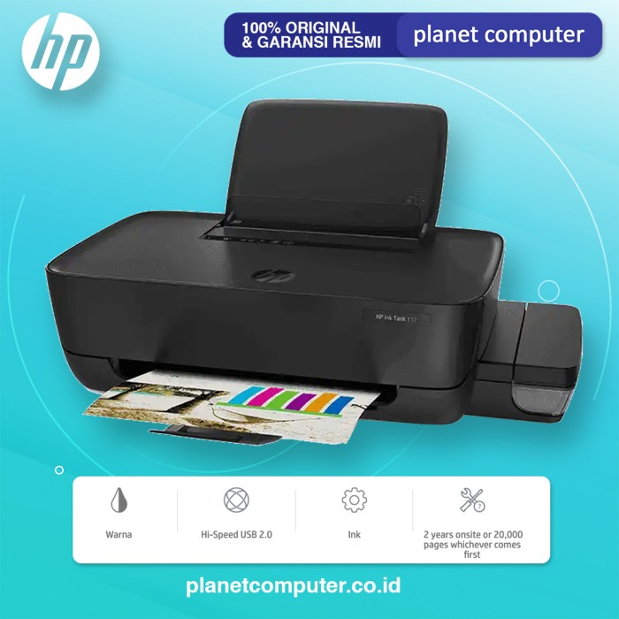 HP INK TANK 115 GARANSI RESMI INFUS A4