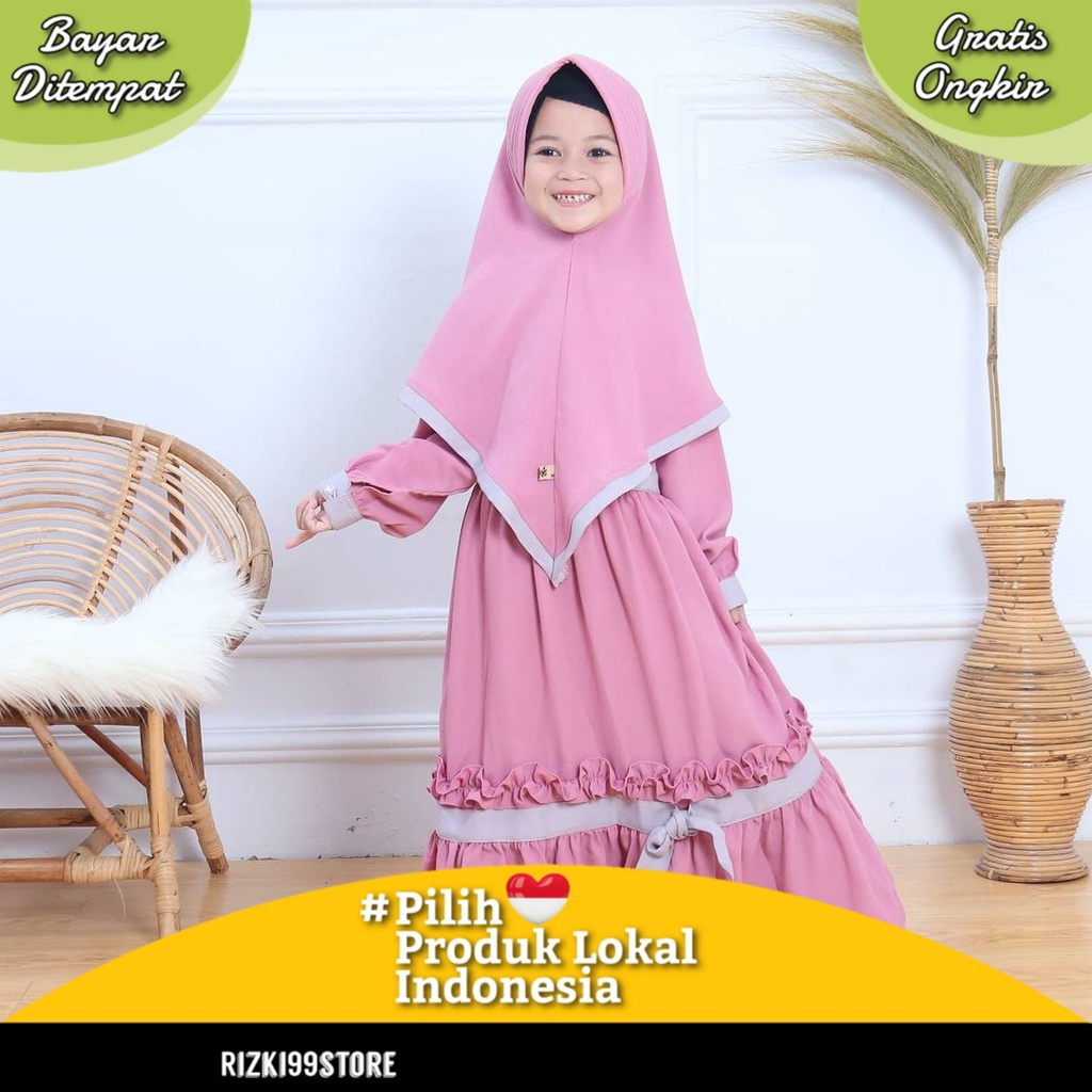 Baju Gamis Anak Murah Terbaru 2021 Gamis Anak 2 Tahun l Gamis Anak Perempuan Muslim Syari