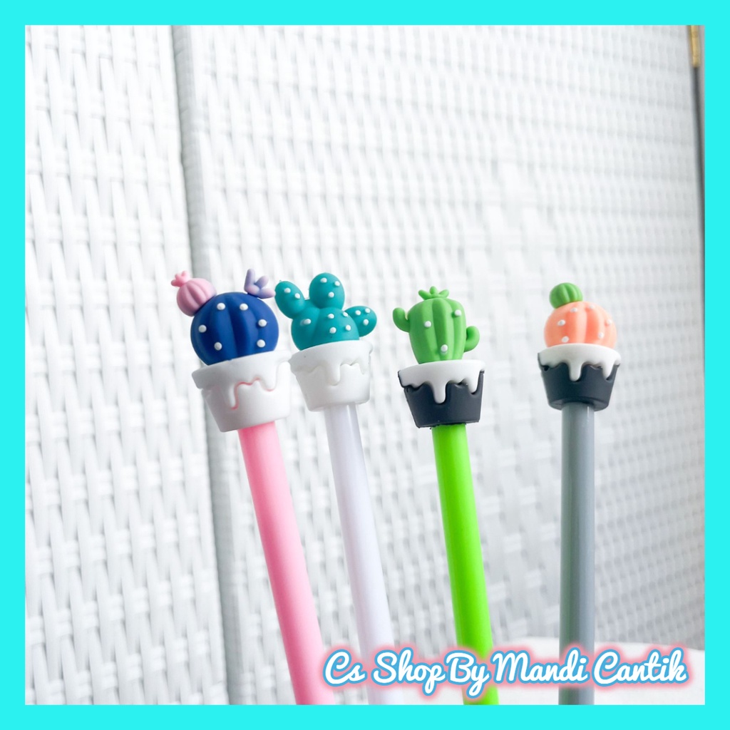 

Pulpen Gel Model Cake Cactus Pen Cactus Lucu Pen Cupcake Kaktus Imut COD