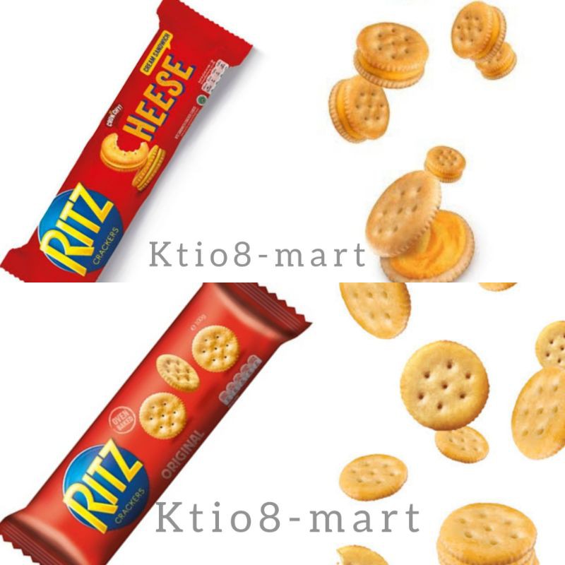 

Ritz Original Cracker 100gr/Cheese Sandwich 118gr/Import