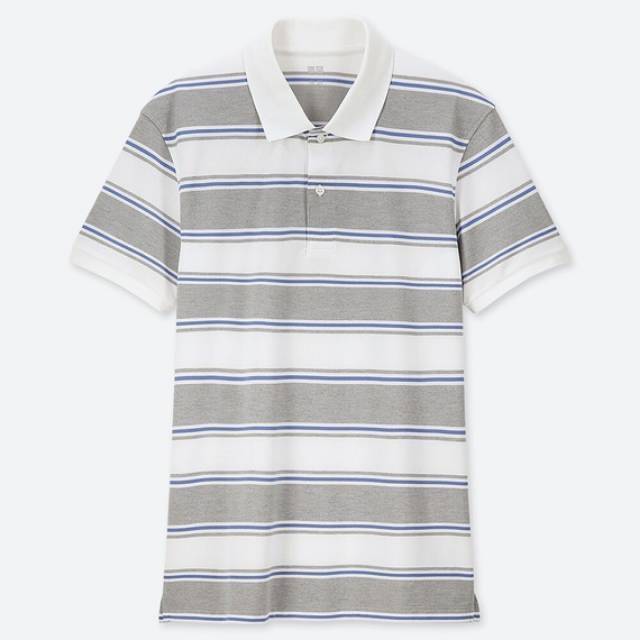 SALE Kaos  Polo  Dry Ex Uniqlo  Stripe Original  Shopee 