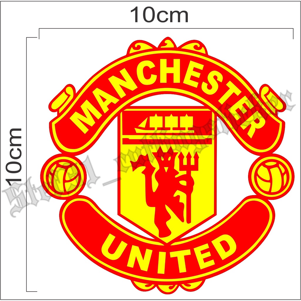 

Stiker cutting logo manchester united, logo manchecter united