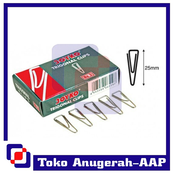 

Paper Clip Trigonal / Klip Penjepit Kertas No. 3