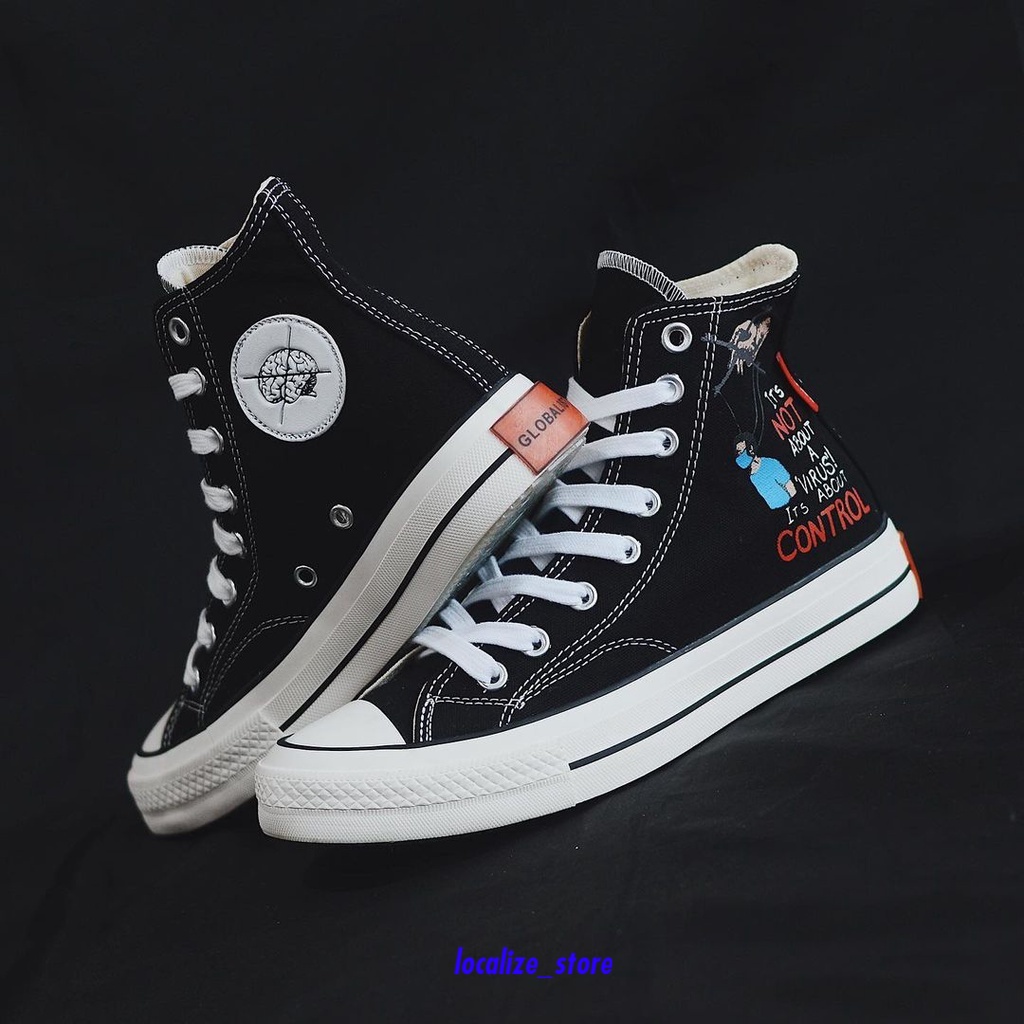 Sepatu Sneakers Original NoBrand Corona Jancok High - FX