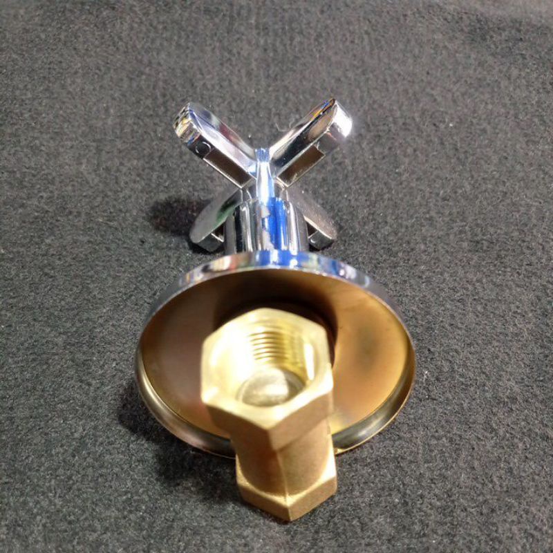 stop keran tanam shower 1/2 kran shower tanam Kuningan  1/2 inch