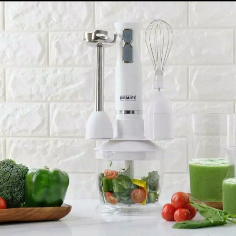 Hand Blender Idealife IL 215S ORIGINAL / Blender Tangan Multi Speed