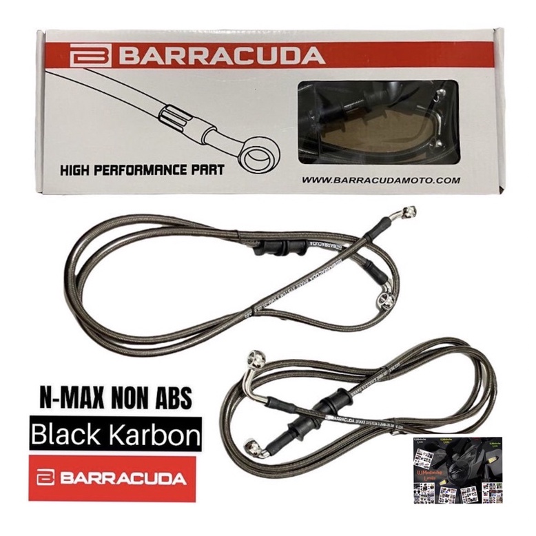 BARRACUDA Selang Rem Belakang Nmax 2016-2019 Slang Rem Racing Nmax Old Non Abs