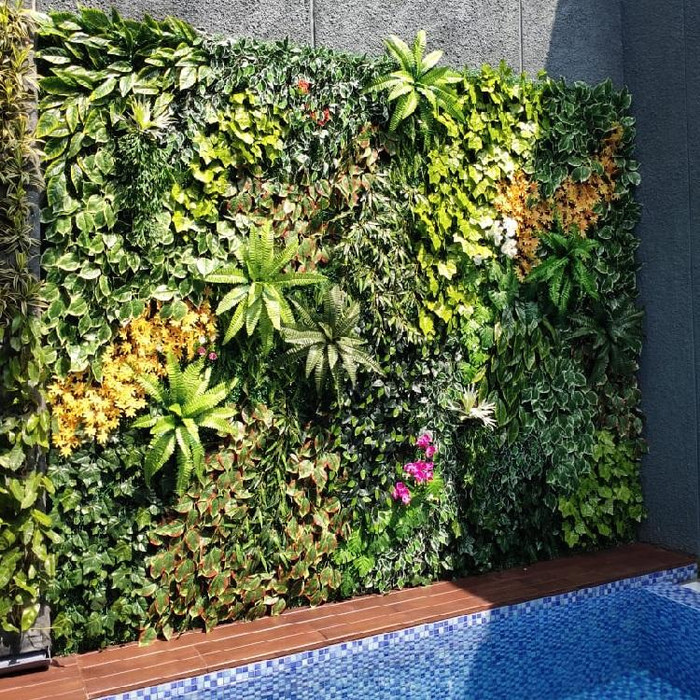 Jual Taman Vertikal Sintetis Taman Dingding Vertical Garden