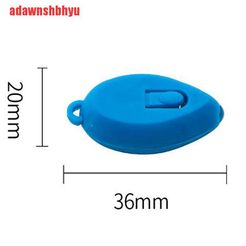 (Adawnshbhyu) 5pcs Gantungan Kunci Senter Led Uv Mini Warna Biru