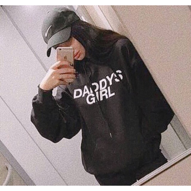 HOODIE DADDY'S GIRL SIZE M - XXXL