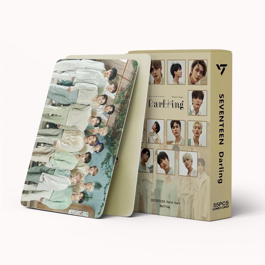 55pcs / set Kartu LOMO Album Seventeen Untuk Koleksi