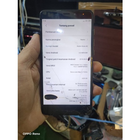 lcd xiaomi note 4 mtk retak tompel lcd xiaomi note 4x mediatek minus