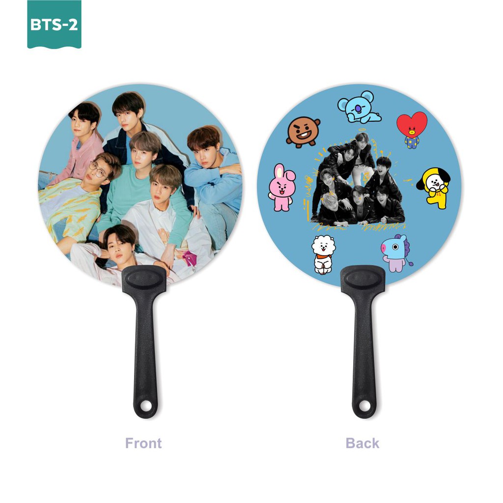 KIPAS TANGAN HANDFAN BTS ALL MEMBER  READY STOCK