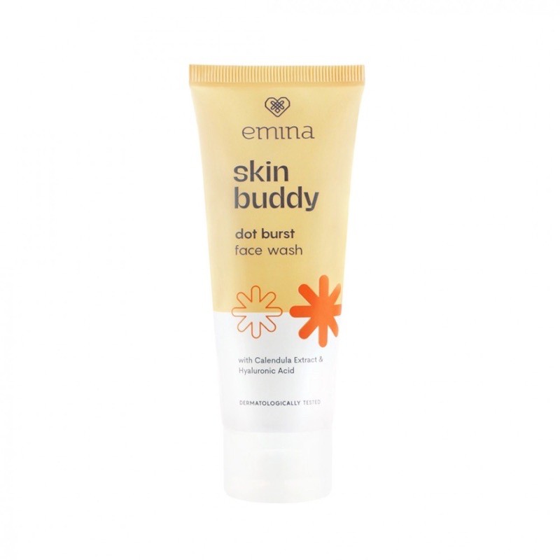 `ღ´ PHINKL `ღ´ ╰☆☆ 𝔢мιℕά ☆☆╮ Emina Skin Buddy Dot Burst Facial Wash sabun cuci muka bahan lembut organik alami cocok untuk remaja