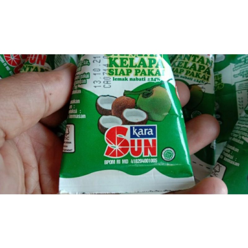 

Santan kelapa kara SUNKARA segitiga 65ml.