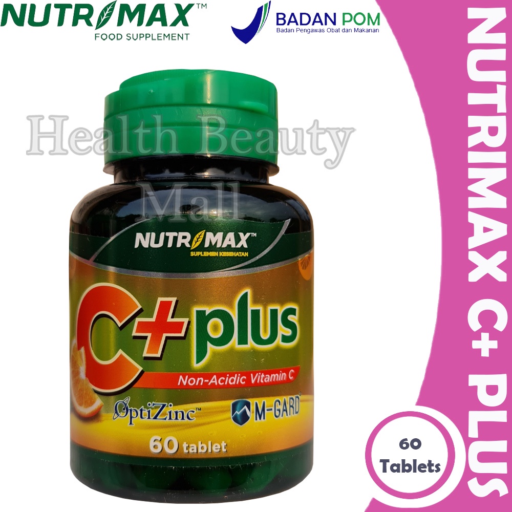 Nutrimax C+ Plus 500 mg 60 Tabs - Vitamin C - Menjaga Daya Tahan Tubuh