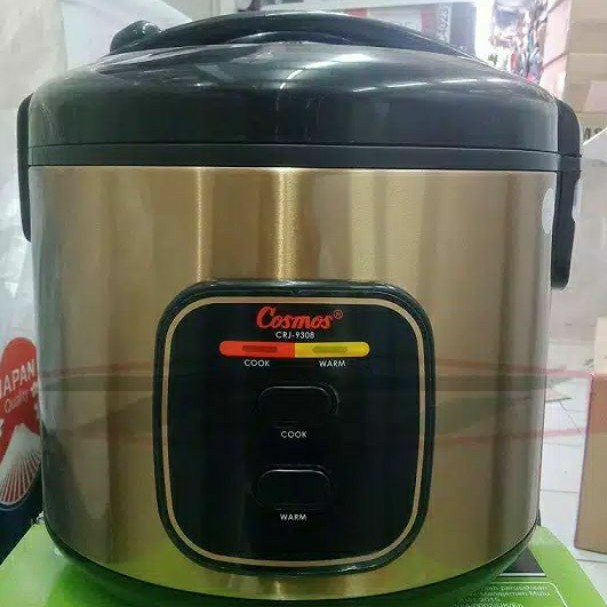 Cosmos Rice Cooker/ Magic Comb 3 in 1 Stainles 1.8 Liter CRJ9308 395Watt