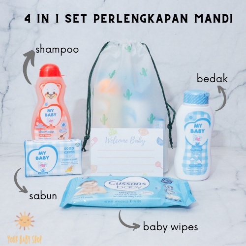 Hampers bayi/baby hampers perlengkapan mandi bayi paket hampers parcel/parsel kado bayi lahiran murah