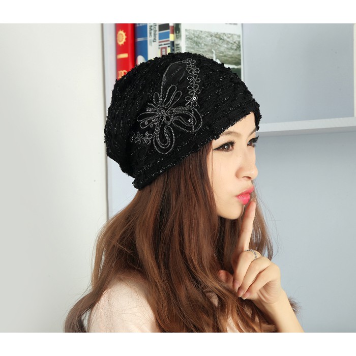 Sweet Lace Beanie Hat | Topi - ZH765