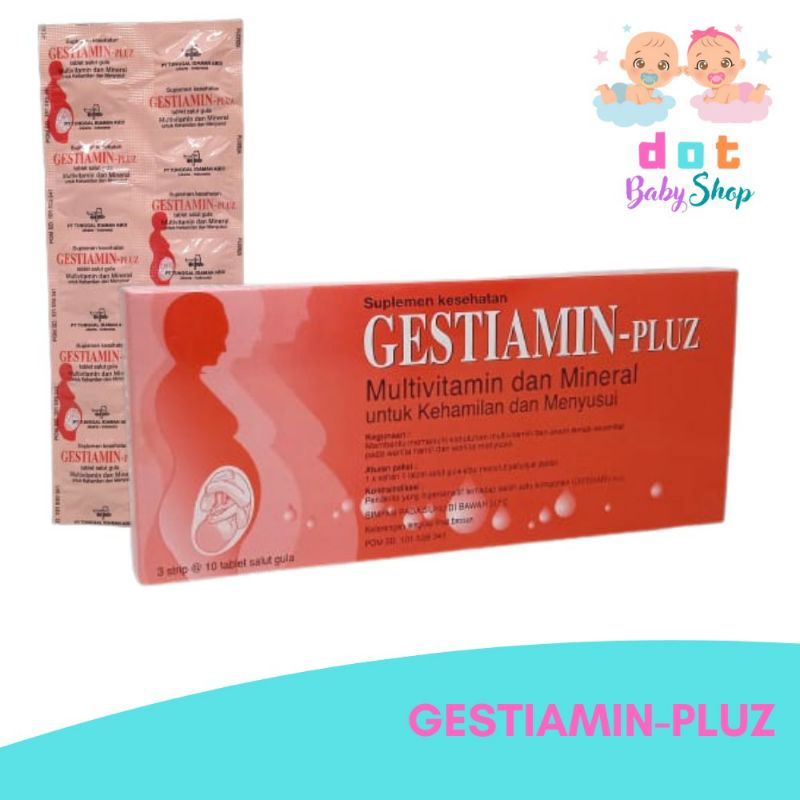 Gestiamin Pluz Multivitamin Ibu Hamil dan Menyusui