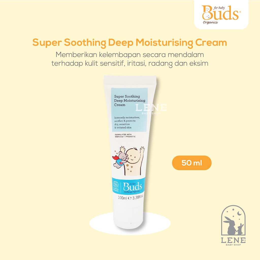 Buds Organics Super Soothing Deep Moisturising Cream - Iritasi Luka