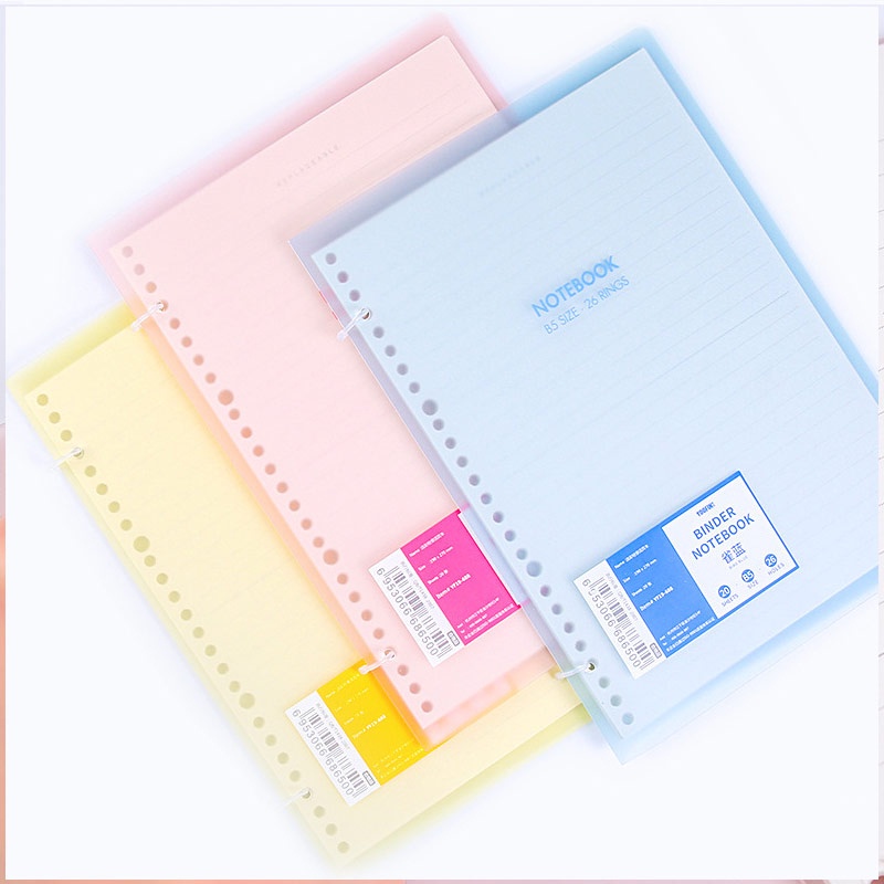 

Colorful Dual Tie Slim File Binder Notebook / Binder Notes Warna