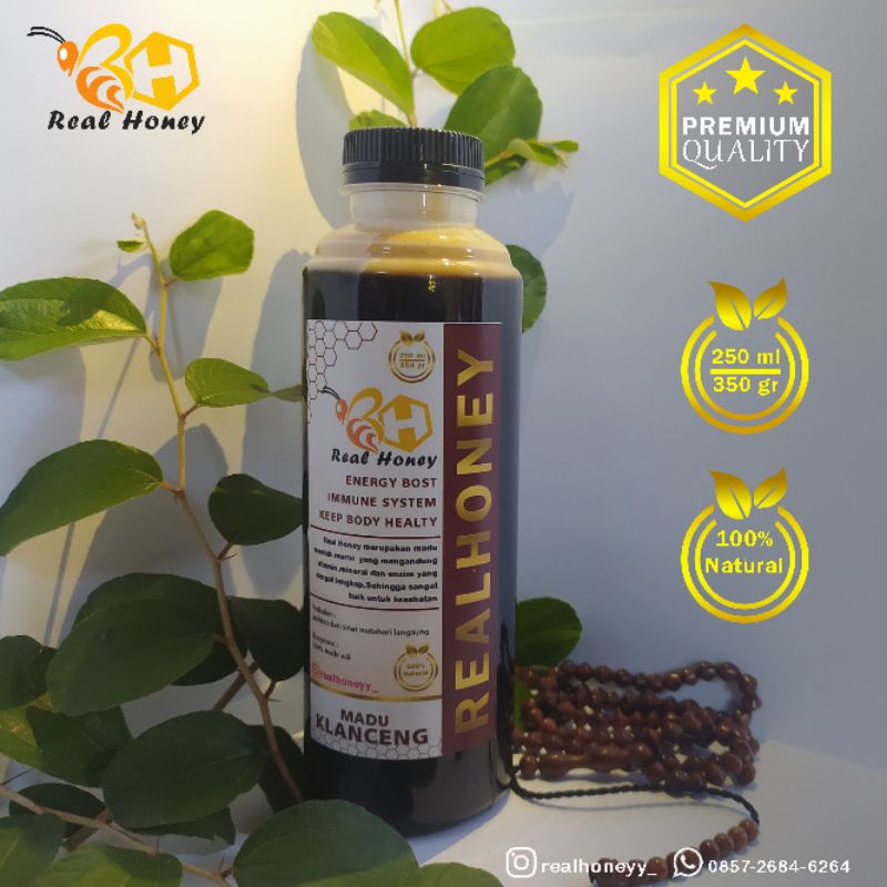 

Madu herbal - madu klanceng (kelulut) 250ml/350gr madu mentah asli kwalitas terbaik