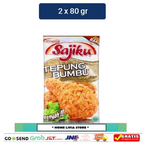 

Sajiku Tepung Bumbu Serba Guna 2 x 80 gr