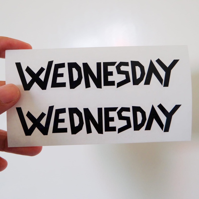 Cutting sticker stiker sepeda lipat road bike fixed bike wednesday surly vinyl