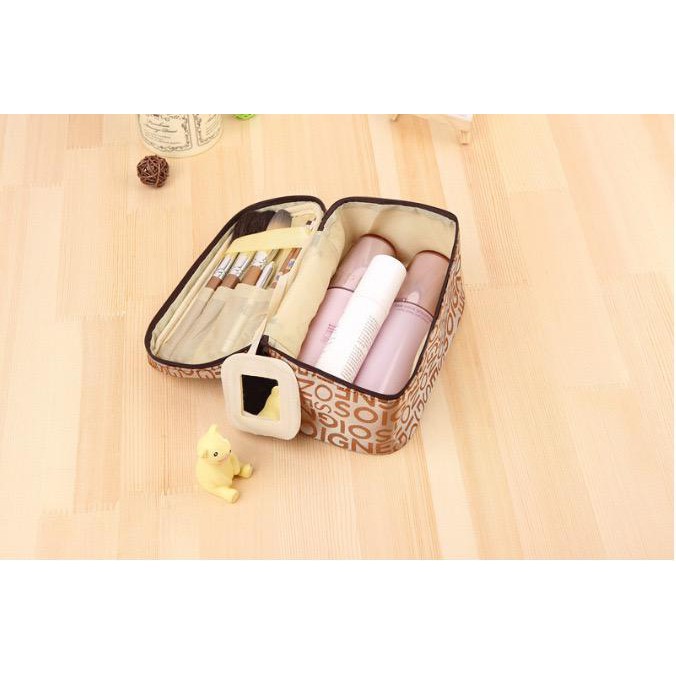 Tas Kosmetik Kotak | Pouch Make Up Travel | Make Up Bag