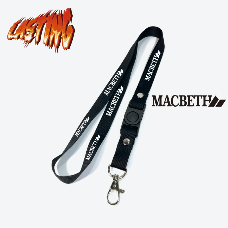 

Lanyard MACBETH tali lanyard DISTRO gantungan kunci name tag id card kartu nama / lanyard podss vapee macbeth hitam gantungan / bisa cod lanyard best seller lanyard hitam lanyard murah