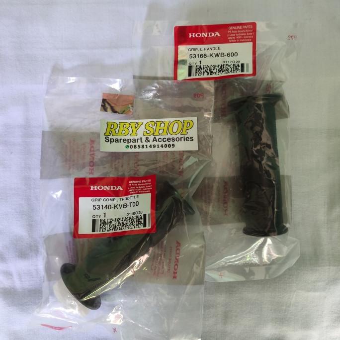 Hand Grip stang motor Honda Beat Fi Spacy Fi Vario 125 Fi Kanan kiri Buru Order